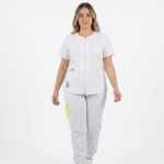 Uniforme Antifluido Blanco con Bordado Snoopy  Lafayette