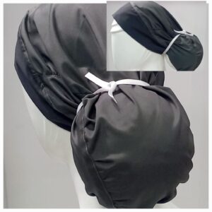 Gorro Moño Antifluido Combinado Gris TX200