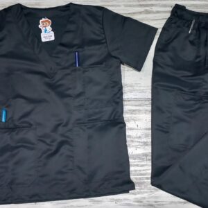 Promoción Uniforme Negro Cuello V Punta Caribe Antifluido Lafayette