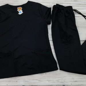 Promocion Uniforme Negro Cuello V Redondo Caribe Antifluido Lafayette