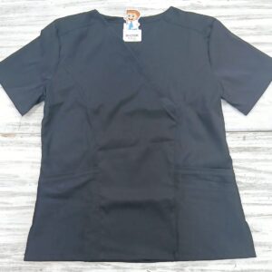 Blusa Negro Cuello Diagonal Antifluido Universal Lycra Lafayette
