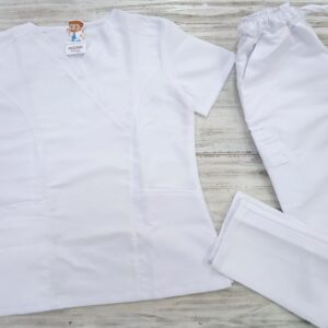 Promoción Uniforme Blanco Cuello Diagonal Antifluido Cosmos Lafayette