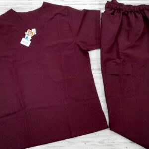 Promoción Uniforme Vinotinto Cuello V Universal Cloro resistente Lafayette
