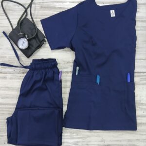 Uniforme Azul Dia Cuello Redondeado Universal Lycra lafayette