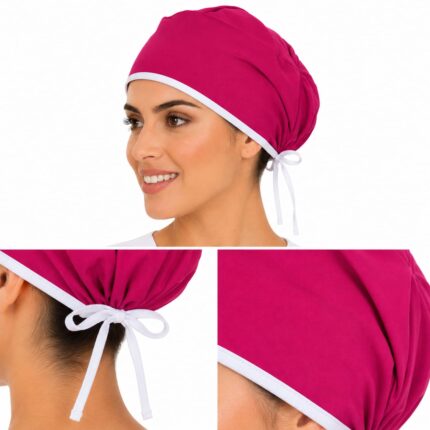 Gorro Antifluido Unisex Fucsia – Color, Comodidad y Protección Profesional