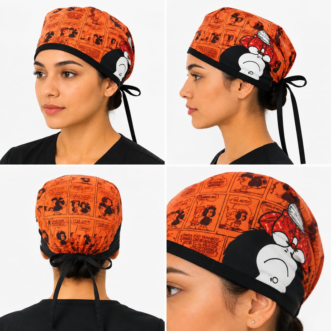 Gorro Unisex Antifluido Estampado Cómic de Mafalda R24303 Gorro Unisex Antifluido Estampado Cómic de Mafalda – ¡Color, Estilo y Personalidad! - Imagen 1