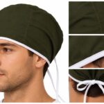Gorro Unisex Verde Militar Antifluido – Comodidad y Estilo Profesional