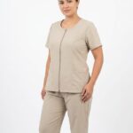 Uniforme Beige Lotus Lycra Lafayette