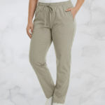 Pantalón Médico Antifluido Beige Unisex con Pretina Ajustable Lafayette