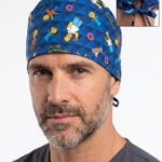 Gorro Antifluido Azul Rey Estampado Los Simpson