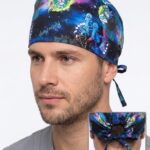 Gorro Antifluido Estampado Azul-Negra Rick and Morty