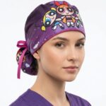 Gorro Antifluido Estampado Chicas Super Poderosas Con Moño Ajustable