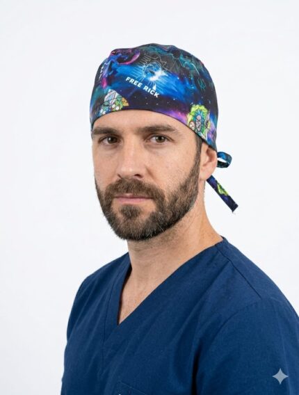 Gorro Antifluido Estampado Rick and Morty