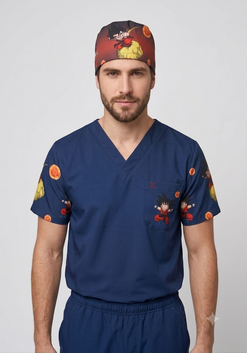 Gorro Antifluido Estampado Goku - Imagen 1