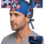 Gorro Antifluido Estampado Capitán América