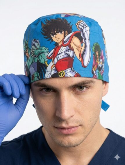 Gorro Antifluido Estampado Caballeros del Zodiaco