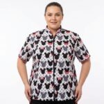 Blusa Cremallera Antifluido Estampado Mickey Y Minnie