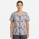 Blusa Cremallera Gris Antifluido Estampado Mickey Mouse
