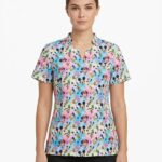 Blusa Cuello Corazón Antifluido Estampado Mickey Mouse