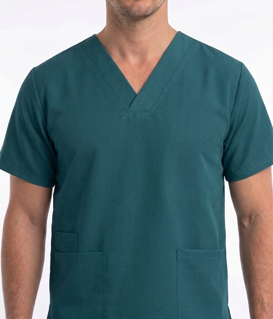 Blusa Verde Petroleo Cuello V Universal Lafayette 32837 Blusa Verde Petroleo Cuello V Universal Lafayette - Imagen 1