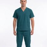 Uniforme Verde Hade Cuello V Universal Cloro resistente Lafayette