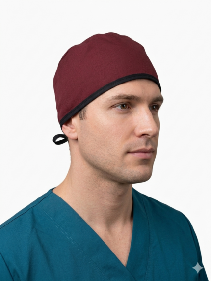 Gorro Unisex Antifluido Vinotinto