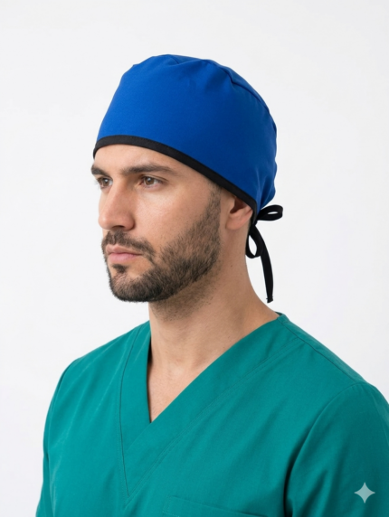 Gorro Unisex Antifluido Azul Rey