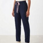 Pantalón Azul Noche Universal Lycra Lafayette Bolsillo Parche