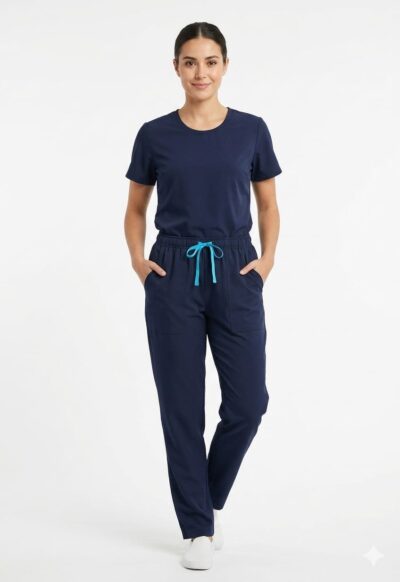 Pantalón Azul Noche Universal Lycra Lafayette Bolsillo Parche R (1)