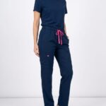 Pantalón Azul Noche Universal Lycra Lafayette Bolsillo Interno/Bolsillo media pierna