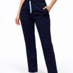 Pantalón Azul Noche Universal Lycra Lafayette Bolsillo Interno