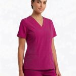 Uniforme Fucsia Cuello V Antifluido Universal Lafayette