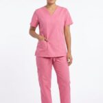 Uniforme Rosado Cuello V Corto Cloro resistente Lafayette