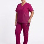 Uniforme XL Fucsia Cuello V Antifluido Universal Lafayette