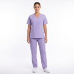 Uniforme Lila Cuello V Antifluido Universal Cloro-resistente Lafayette