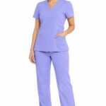 Uniforme Lila Cuello V Antifluido Universal Cloro-resistente Lafayette