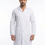 Bata Corte Unisex Botones En Micro Dril Antifluido