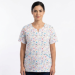 Blusa Blanca Antifluido Estampado Infantil