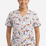 Blusa Cremallera Blanca Antifluido Estampado Mickey Mouse