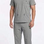 Uniforme Gris Perla Vivo Gris Cuello V Lotus Lycra Lafayette