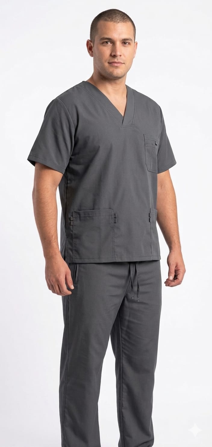 Uniforme Gris Vivo Gris Cuello V Universal Lafayette
