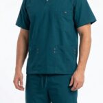 Uniforme Verde Hade Vivo Gris Cuello V Universal Lafayette