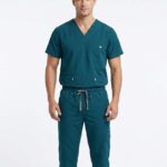Uniforme Verde Hade Vivo Gris Cuello V Antifluido Universal Lafayette
