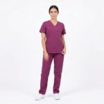 Uniforme Cuello V Corto Fucsia Antifluido Universal Lafayette
