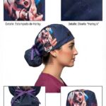 Gorro Antifluido Moño Estampado Harley
