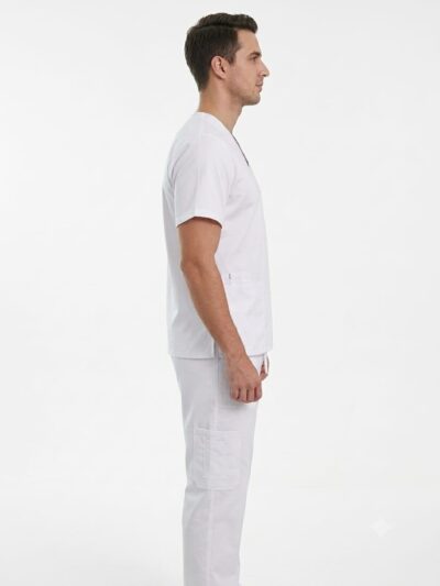 Uniforme Blanco Cuello V Antifluido Cosmos De Lafayette - Imagen 2