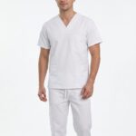 Uniforme Blanco Cuello V Antifluido Cosmos De Lafayette