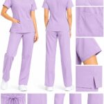 Uniforme Mora leche Cuello Diagonal Importado Lycra