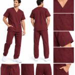 Uniforme Vinotinto Bolsillo Brazo Cuello V Universal Lafayette