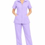 Uniforme Lila Cuello Amanda Importado Licrado
